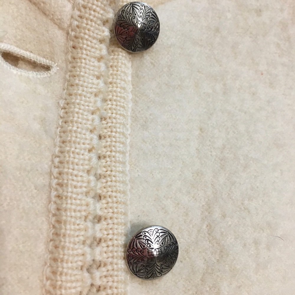 Geiger Cream colored Button down Jacket 38 - Picture 2 of 7
